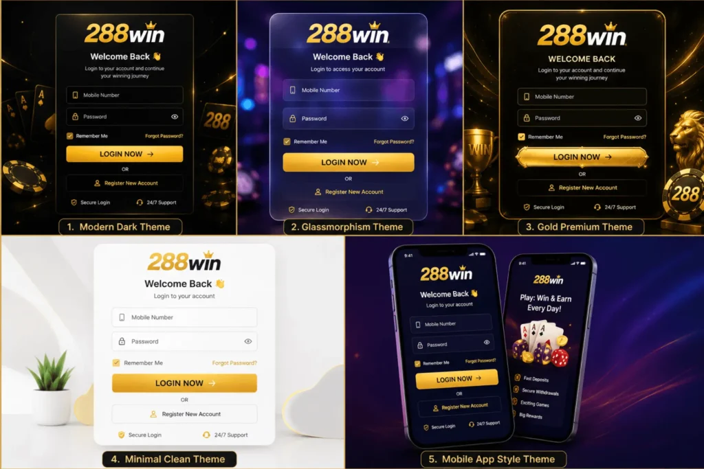 288Win Login Guide 2026 – Easy Access to Your Account & Games